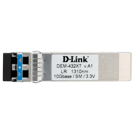 D-Link 10Gbase-Lr Single-Mode Sfp+ Transceiver, Up To 10Km DEM-432XT